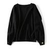 Retro Red Women's Knit Long Sleeve Top - Autumn/Winter Korean Style, Loose Round Neck Sweater