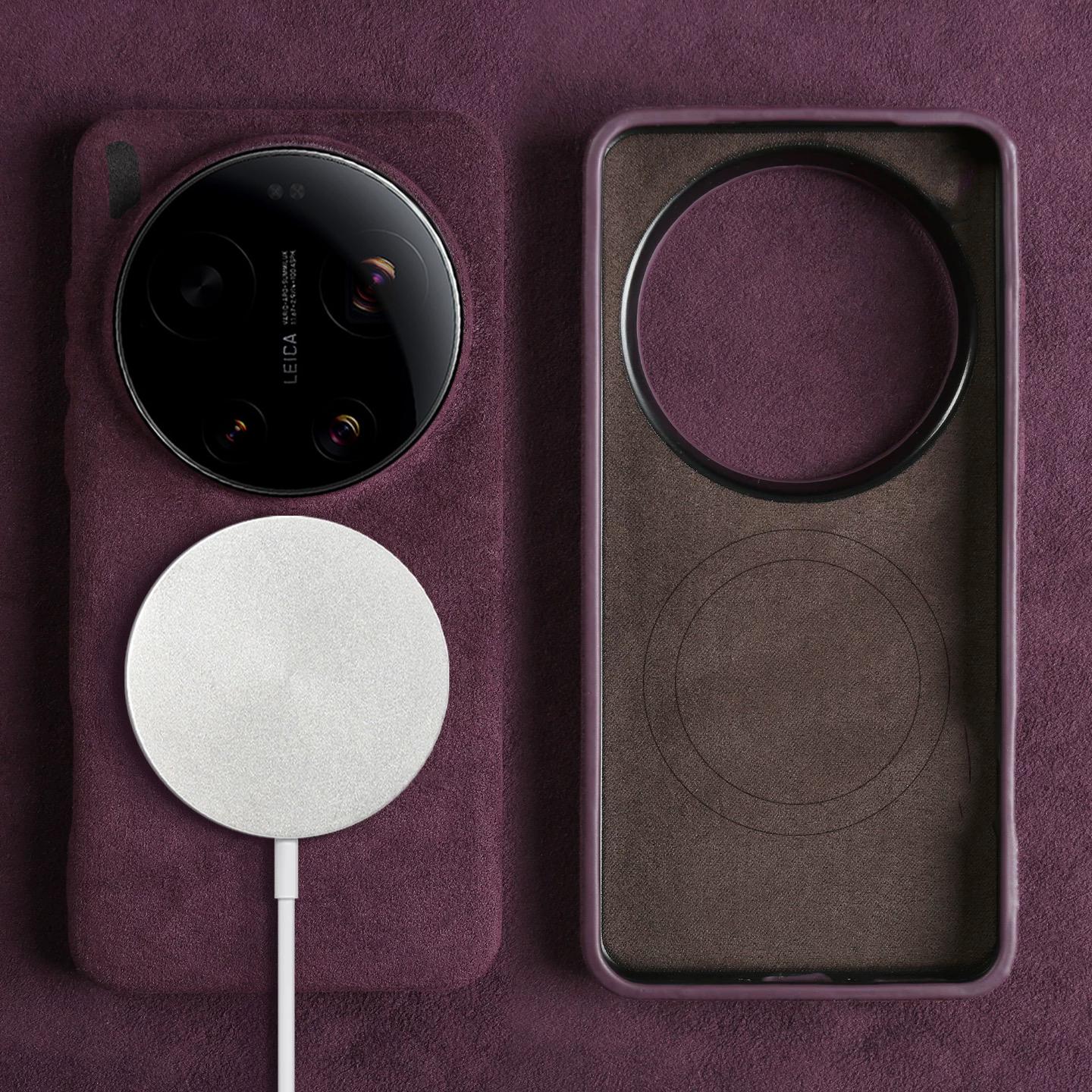 Genuine Alcantara Leathe Case for Xiaomi