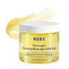 KOEC Gel Rassodante Oro Notte Rassodante Gel da Massaggio Sensazione Rinfrescante Anti-Rughe Illuminante 50g