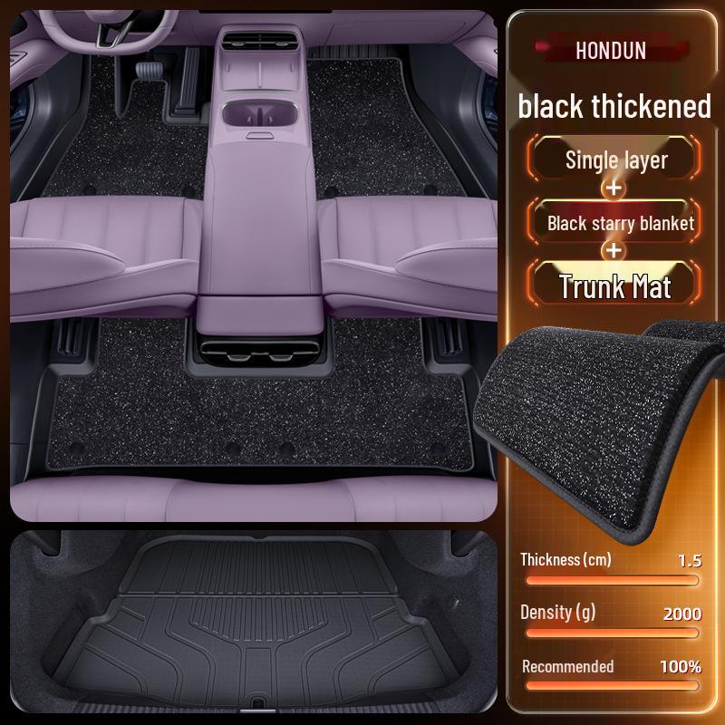 Dark Blue TPE Floor Mats for L06 - 2026 Car Interior Accessories