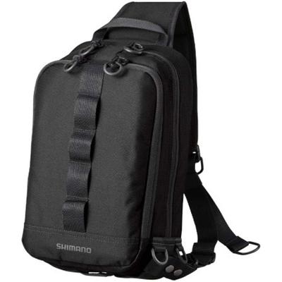 Shimano Sling Shoulder Bag BS-025T Black Medium Size