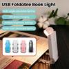 Portable LED Clip Book Lamp Adjustable 1 Color Temperature Rechargeable Reading Light For Bedroom Desk Outdoor Travel