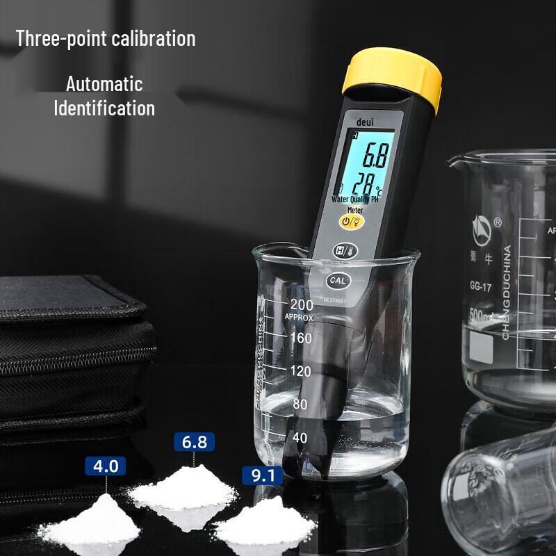 Deli Outdoor Digital Water Quality pH Meter Pen