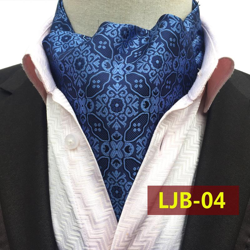 Tie Polyester Jacquard Men'S Trendy Scarf, Men'S Fashion Scarf