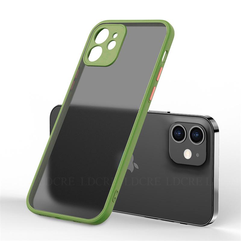 Für iPhone 13 Pro Max Hülle für iPhone 15 14 13 12 11 X XS XR 7 8 Plus Hülle Silikon Matt Transparent PC Gummi Schlank Weiche Hülle