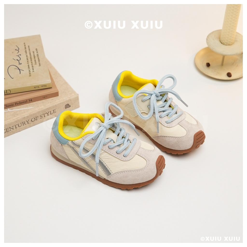 XSHX "Ghost's Dopamine" Oil Painting Pleated Children's Functional Forrest Gump Shoes Spring and Autumn Boys and Girls [Wenzhou Shoes]