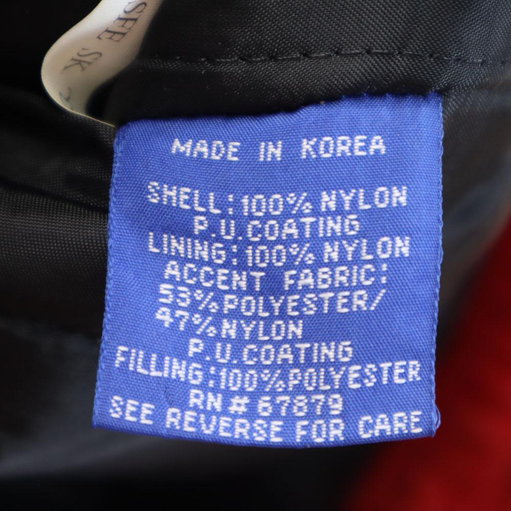 STARTER Años 90 Hecho en Corea Red Wings Chaqueta de bateo media cremallera Vieja NHL para hombre Usada