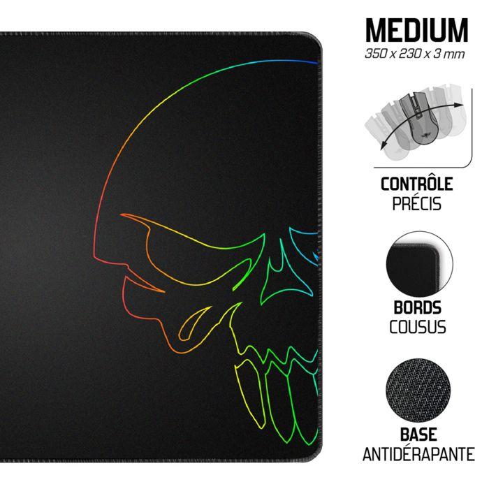 Spirit of gamer – pro-mk5 – pack gaming 3 en 1 – clavier rgb anti-ghosting / souris 7 boutons rgb 6400 dpi / tapis inclus/ pour pc