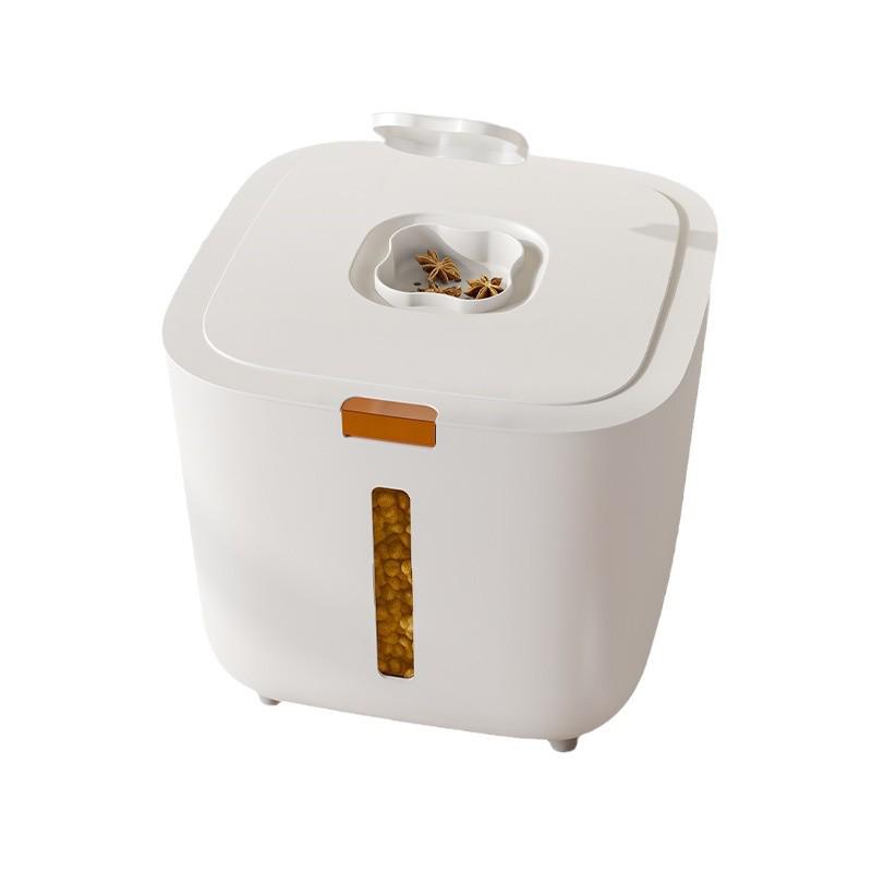 Large Pet Food Storage Bin: Moisture-Proof, Sealed Container for Cat & Dog Food