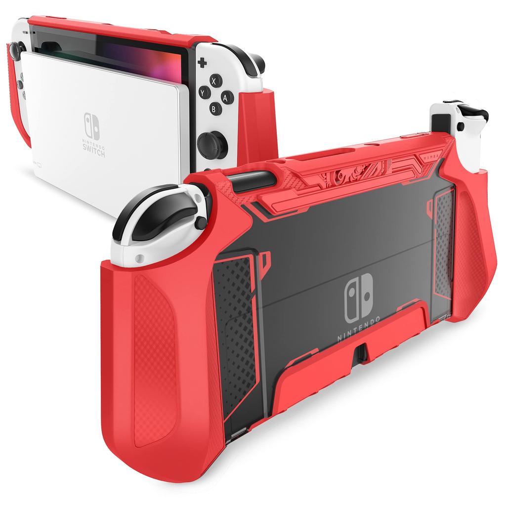 Чехол Mumba Nintendo Switch OLED 2021, органическая модель EL, защитный чехол TPU Grip, совместим с Nintendo Switch OLED и контроллером