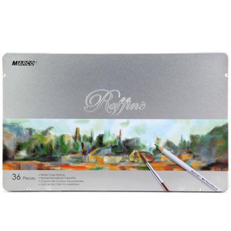 Marco 7120 Water-Soluble Colored Pencils: 48 or 72 Watercolor Options for Art and Painting.