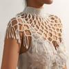 Fashionable Beaded Necklace Body Chain Sexy Shawl Necklaces Chains Display Your Style with this Unique Accessory