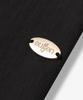 Yujen Double-Pleat Wide Cotton Elastic Waist Pants_Black