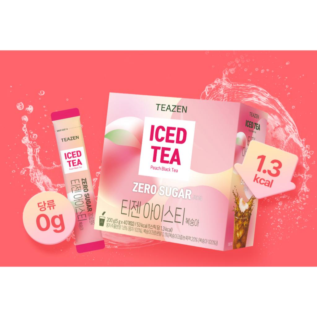 [TEAZEN] Zero Sugar Iced Tea Peach Black Tea