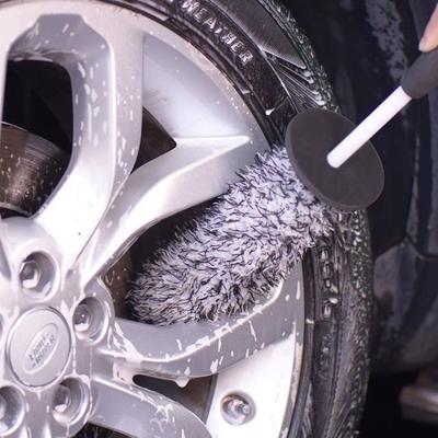 Umývačka auta Super kefa Mikrovlákno Prémiová kefa na kolesá Kefa Protišmyková rukoväť Jednoduché čistenie Ráfiky Spokes Hlaveň kolies Príslušenstvo do auta