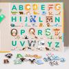 Magnetic Letter Puzzle Educational Toy For Kids With Diy Math Games