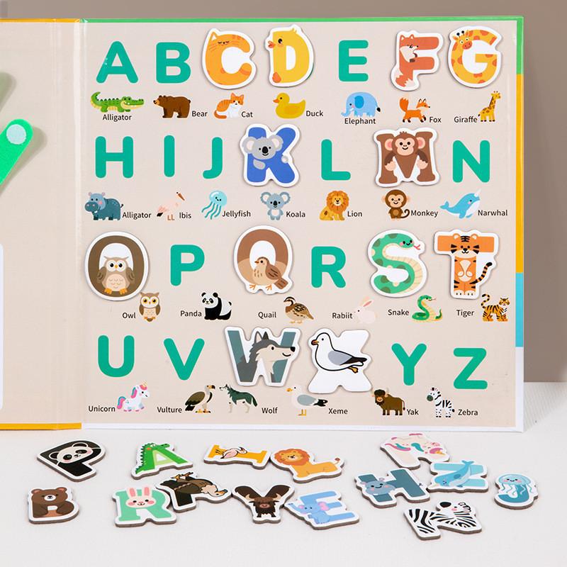 Magnetic Letter Puzzle Educational Toy For Kids With Diy Math Games
