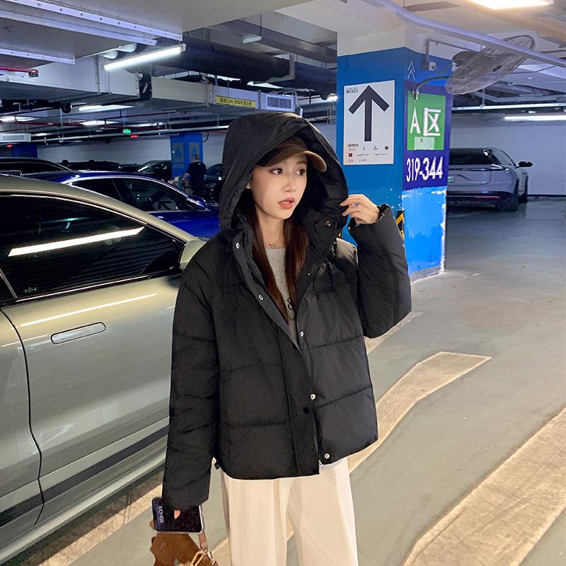 

Short Down Cotton-padded Jacket Women s New Winter Padded Coat Short Cotton-padded Woman XXL