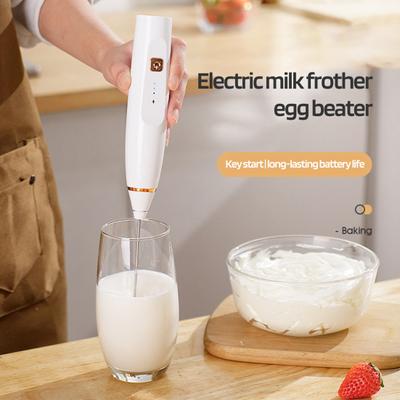 Elektrische Milch mit Handheld 3 Geschwindigkeit Einstellbar Trinken Egg Beater USB Aufladbare