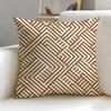 Triangle Array Cushion Cover Soft  EasyWash Pillow Case  Versatile for Couch Bed Travel and Office