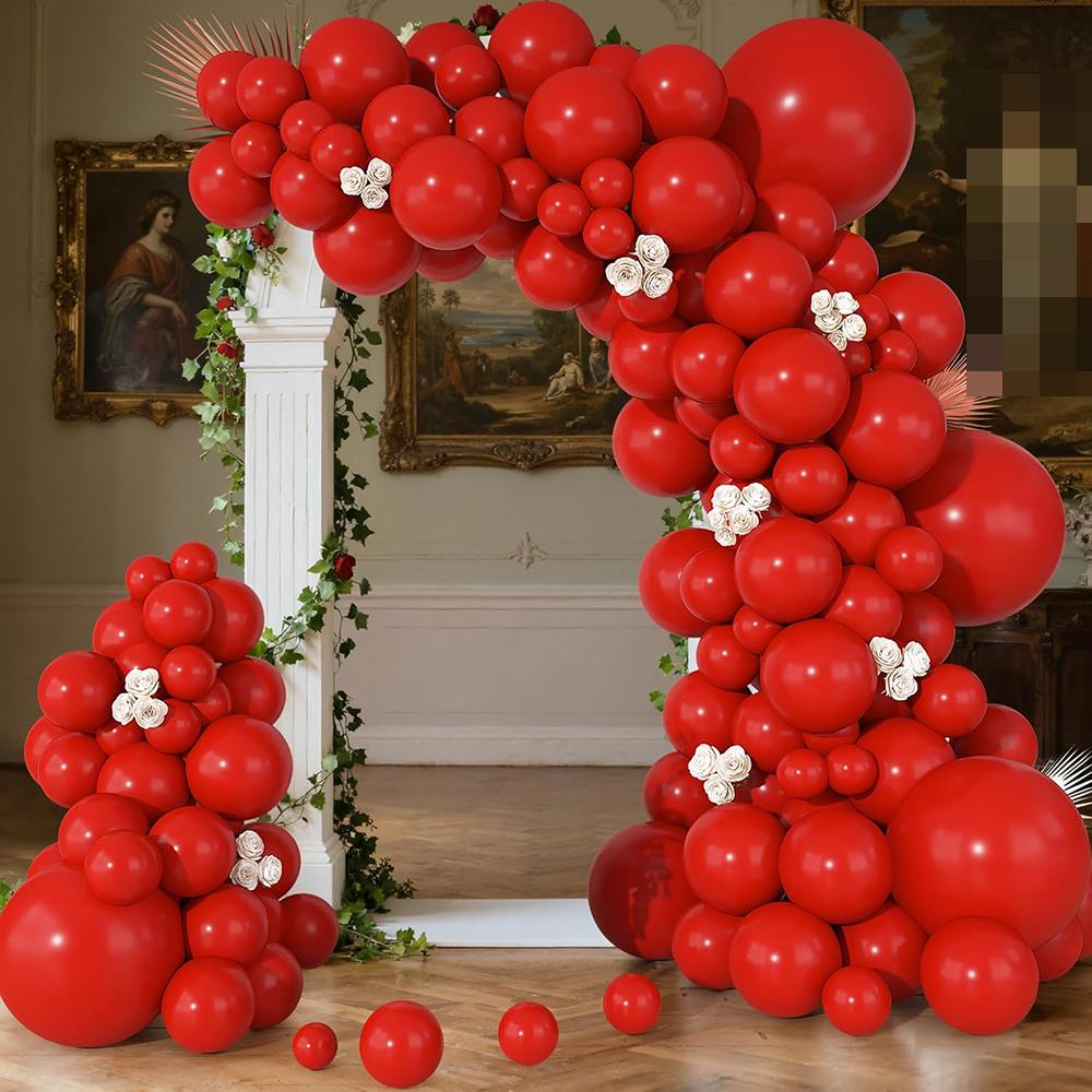 Valentine Day Themen Balloons Garland Red Balloon Arch Kit Wedding Anniversary Bridal Shower Birthday Party New Year Decoration