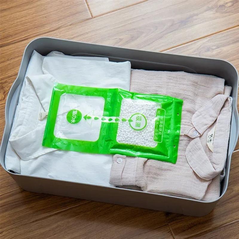 3-15PCS Absorbeurs d'humidité Déshumidificateurs portables Sac sec Suspendable Placard Intérieur Déshydratant Piégeant Efficacement l'Excès d'Humidité