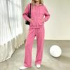 Women's Casual Hoodie Sweatpants 2 Piece Set with and Pockets Athletic Tracksuit