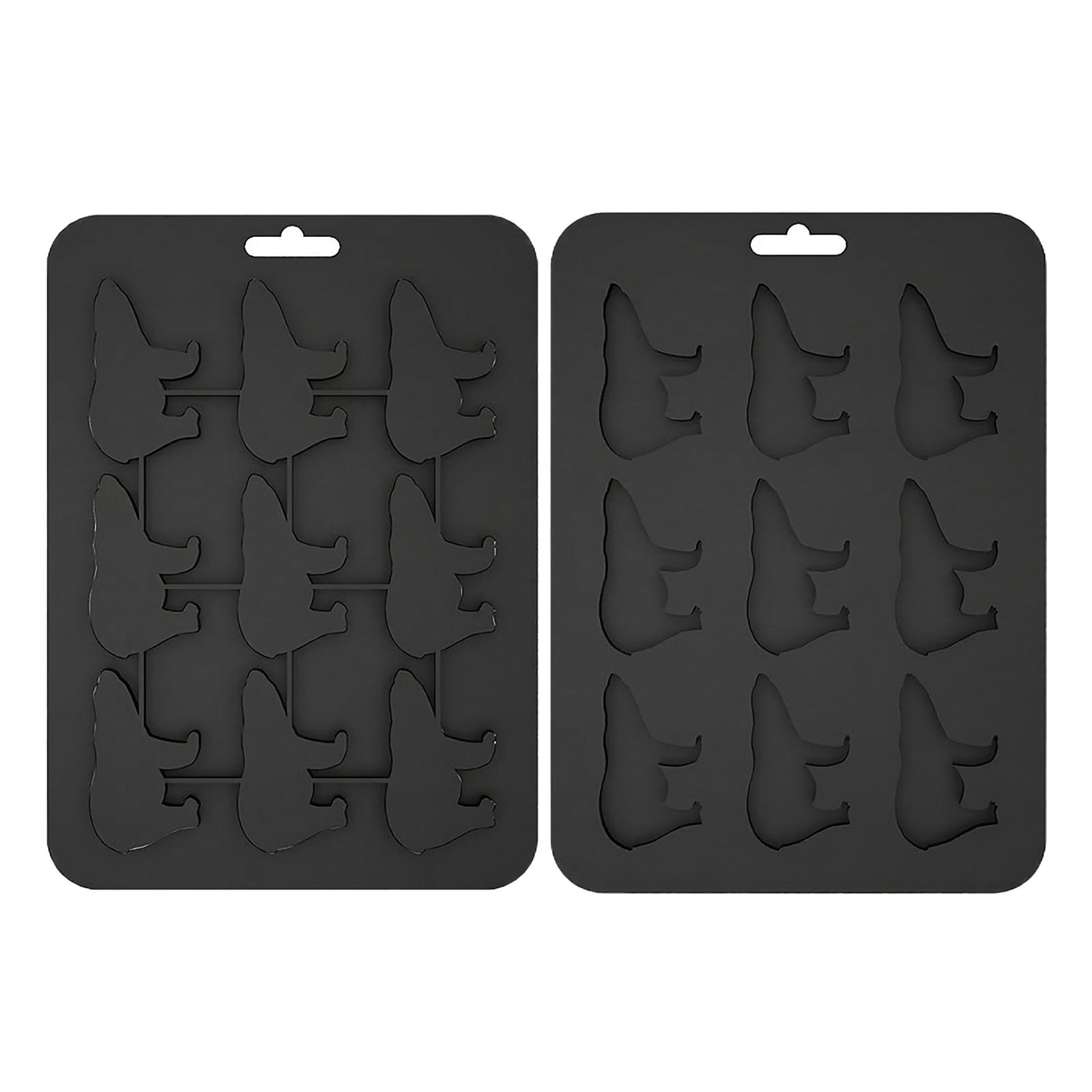 

Форма для льда с животными - Морские животные Черепаха, Дельфины, Пингвины, Силиконовая форма для выпечки маффинов, кексов, Шоколада, Конфет, Мыла One Size чёрный