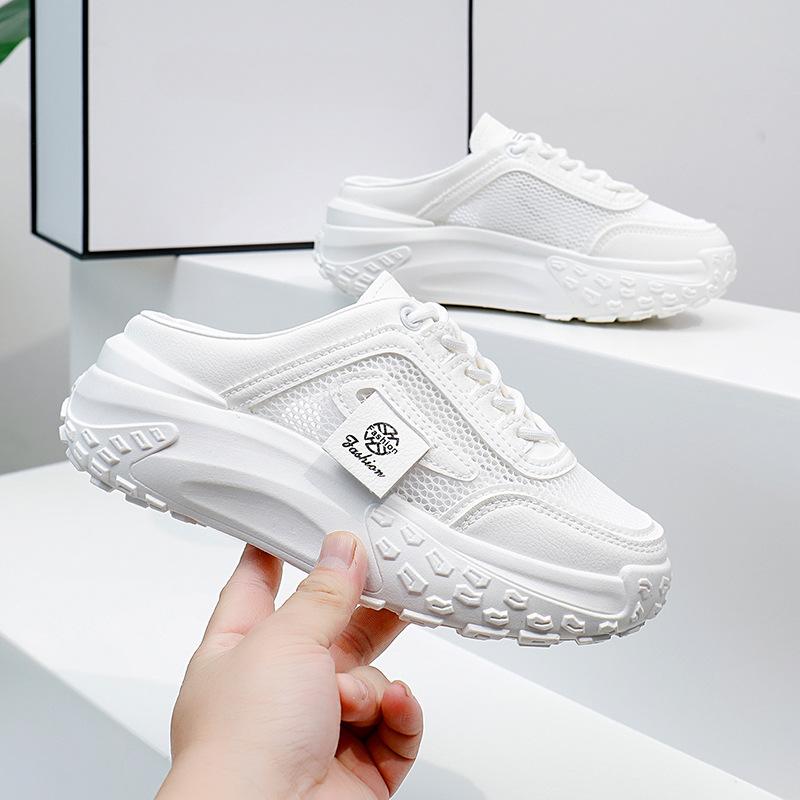 

Платформа Папа Обувь Лето Новые Уличные Snap Студент Бег Кроссовки Высота Увеличивая Досуг 35 белый