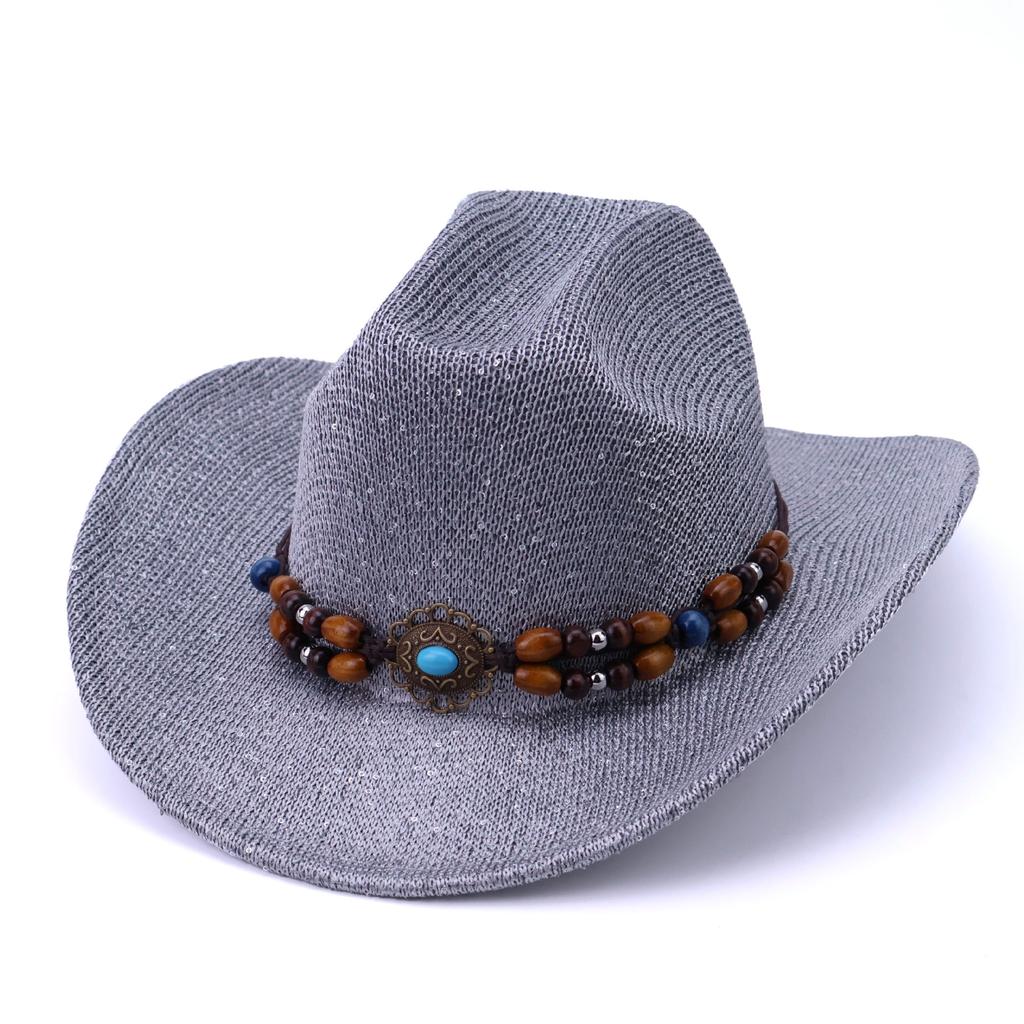 New Hand-woven Five-point Paper Straw Hat Panama European and American Style Jazz Hat Men's and Women's Spring and Summer Gift Hat