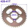 Motorcycle 25T/31T/32T/37T/41T/48T Rear Sprocket 428 Chain Disc 48MM For ATV Go Kart UTV Buggy Golf Cart Quad Bike Accessories