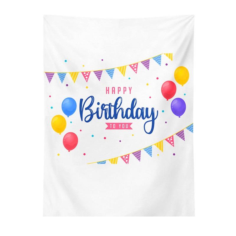 Birthday Party Hanging Cloth Home Wall Decoration Tapestry Office Living Room Tapestry