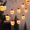 Christmas Decoration Lights Scene Layout Snowman Christmas Tree Holiday Decorations Small Lanterns Christmas Tree Trinkets Pendants