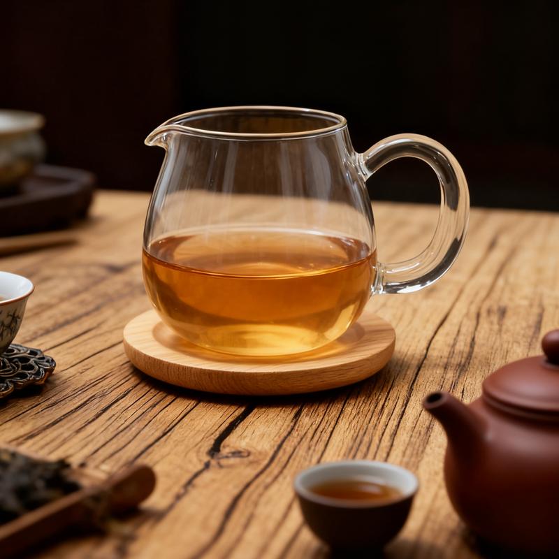 WEIMINGNUO High Borosilicate Glass Fair Tea Cup