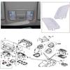 Car Interior Roof Map Light Lens Overhead Console Ceiling Cab Lamp For Honda Accord 4 Door/Hybrid 4 Door 2018 2019 2020 2021