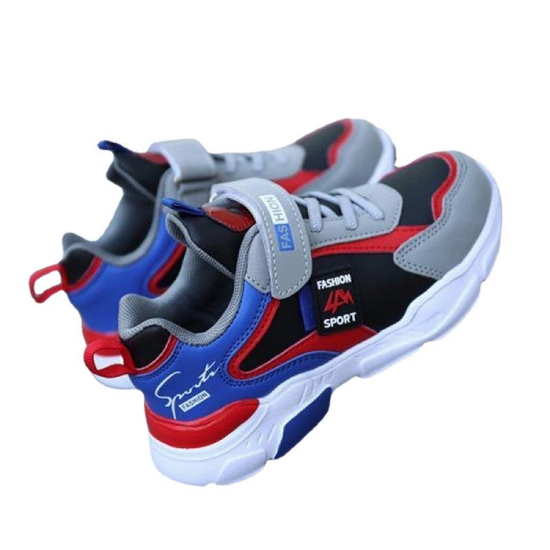 4-15 Years Old Boys Shoes Spring and Autumn Winter Classmates Waterproof Middle and Older Boys Sports Shoes Students Children Shoes Running Shoes Men