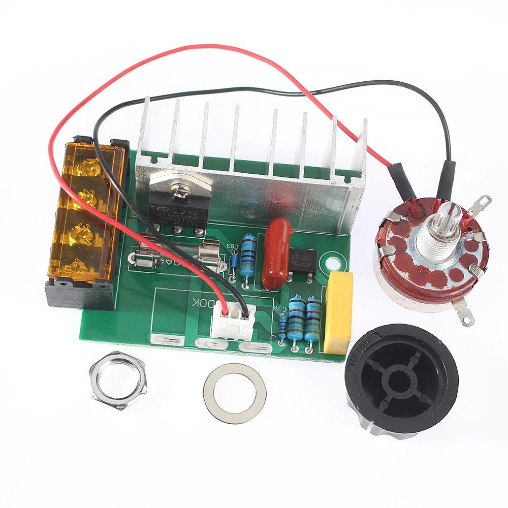 1PCS 4000W AC 220V SCR Adjustable Motor Speed Controller Control Dimming Dimmers Voltage Regulator High-power