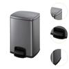 Foot Pedal Garbage Bin Kitchen Waste Basket Portable Removable Inner Bucket Step on Trash Can