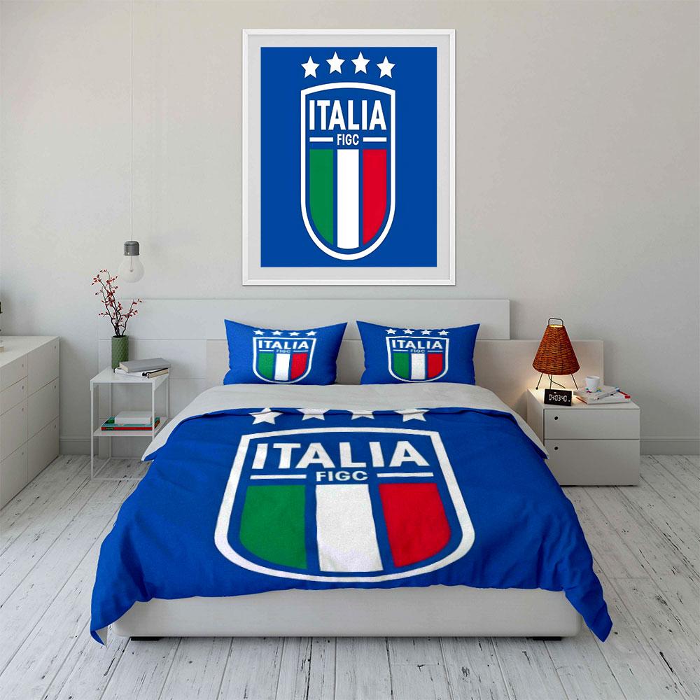 Italian Flag and Stars. Bedding Sets Duvet Cover Sets Duvet Covers Pillowcases(1 * Duvet Cover 2 * Pillowcases, Without Duvet Insert)