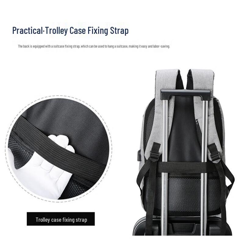 Sac à dos pour ordinateur portable HuFeng avec chargement USB antivol