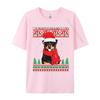 Rottweiler Santa Hat Snow Flake Ugly Tshirt Retro Printed T shirt Anime Tee Shirt Man Clothing Plus Size