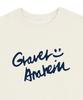 GRAVER [Unisex] Drawing Logo Smile Sweatshirt_Cream