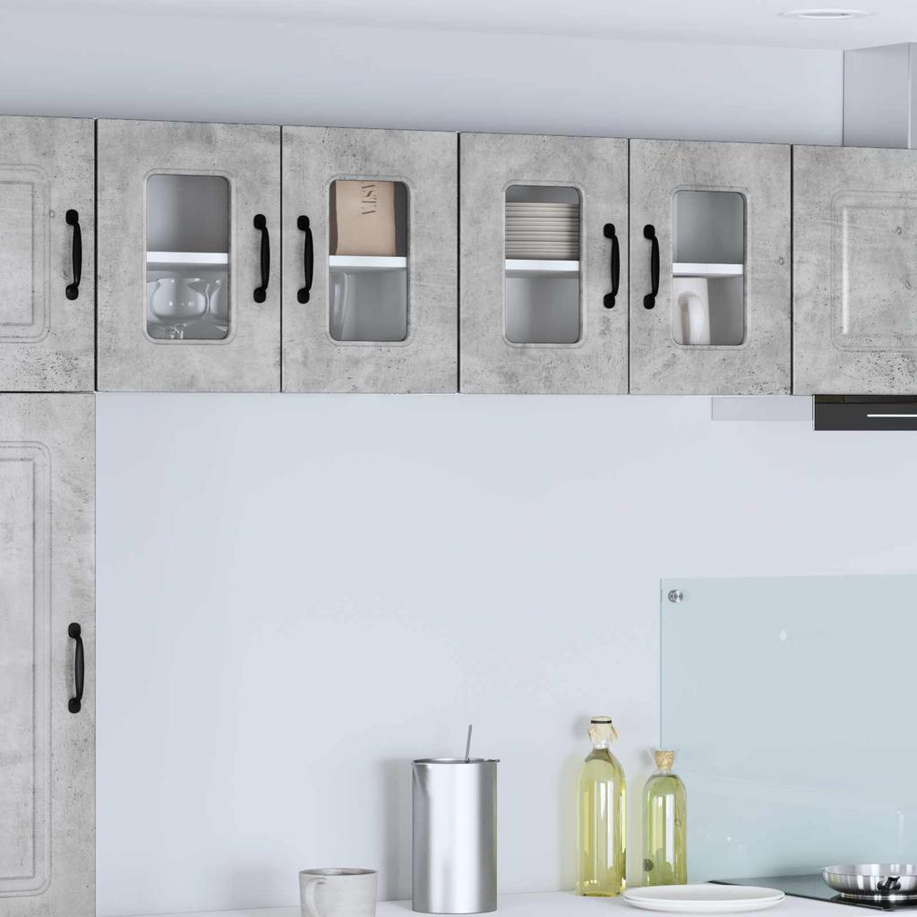 Dishwasher Front Panel Kalmar 2 pcs Concrete Grey 60 x 31 x 40 cm
