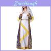 Dubai Fashion Long Dress Halloween Cosplay With Polyester Material For Adults