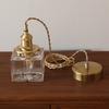 Japansk hjemmedekorasjon i glass anheng Lampe Vintage Messing Rustikk Led-tak hengende lys for soverom Spisebord lysekroner