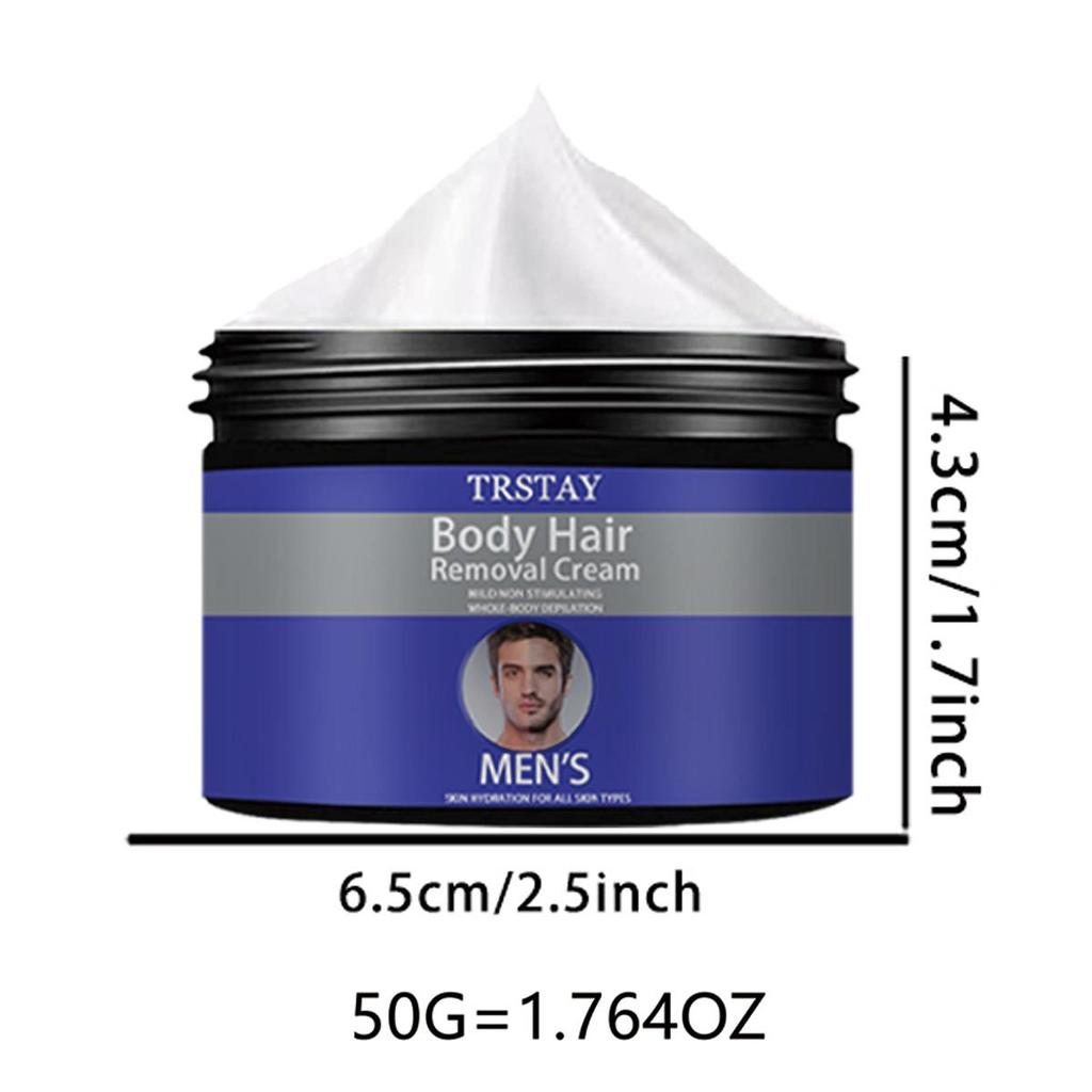 Men's Hair Removal Cream Shrinks Pores, Replenishes Moisture, Relieves Dryness, Protects Skin Damage, and Balances Water and Oil