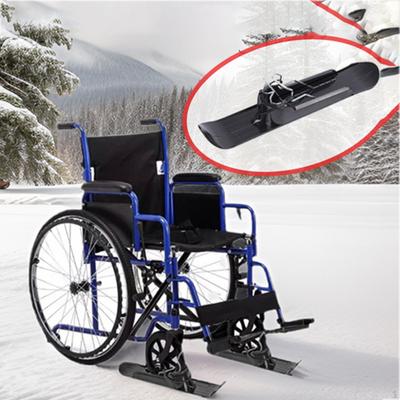 2Pcs Snow Sledge Board Skiing Winter Sled Beach Skateboard Universal Accessories Toboggan
