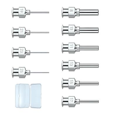 Stainless Steel Dispensing Machine Needle 8G-30G Fluids Metal Industrial Glues Injection Needle Tip
