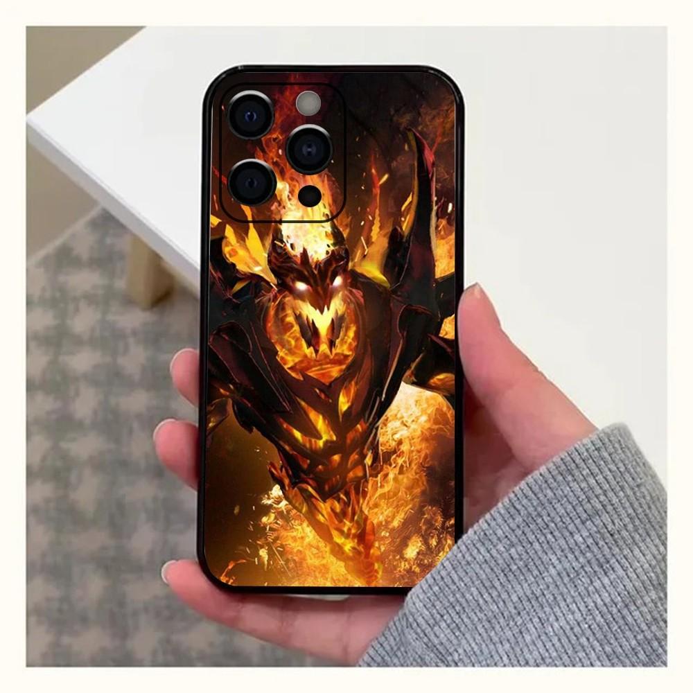 Game D-Dota 2 Phone Case For Apple iPhone 15,14,13,12,11,Pro,X,XS,Max,XR,Plus,Mini Soft Black Cover