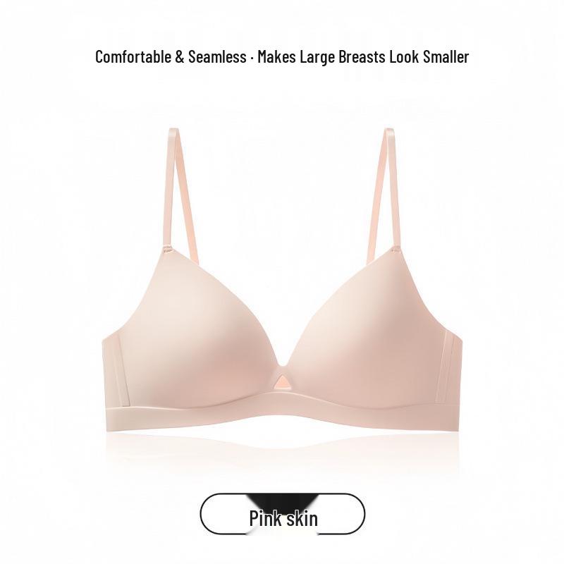 

Seamless Triangle Cup Bra for Women - Lift & Support, Anti-Sagging, Comfortable, Wire-Free, Large Bust Enhancer Extra Large (38/85AB)